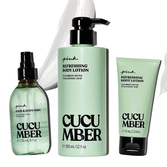 PINK Victoria's Secret Other - NWT PINK Victoria’s Secret Cucumber Lotion and Hair and Body Mist